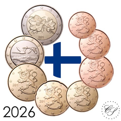 Suomi 1s - 2 € 2026 BU