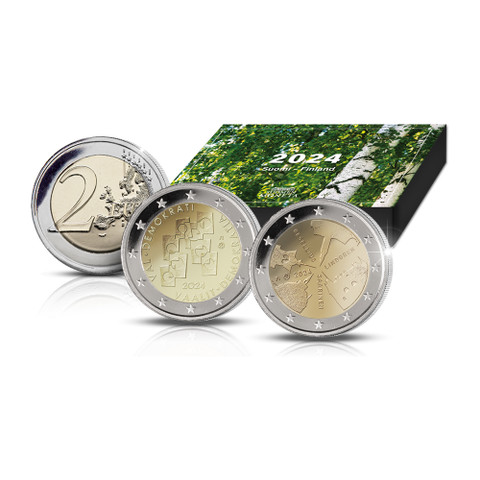 Suomi 2 € 2024 Vaalit & Arkkitehtuuri, Proof
