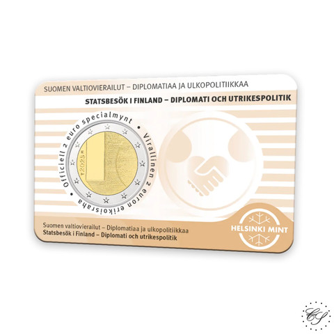Suomi 2 € 2025 Diplomatia & Ulkomaansuhteet, BU coincard FI/SE