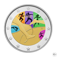 Suomi 2 € 2025 Suomi-Ruotsi-maaottelu 100 v., väritetty (#2)