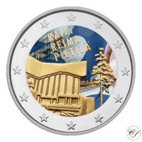 Suomi 2 € 2026 Raili & Reima Pietilä, väritetty (#4)