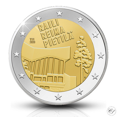 Suomi 2 € 2026 Raili & Reima Pietilä