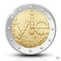 Suomi 2 € 2026 Yleisradio 100 vuotta, BU coincard FI/SE