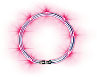 Lumivision ladattava LED-valopanta, punainen