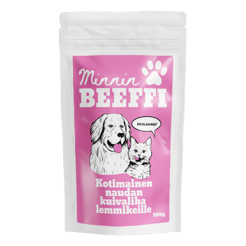 Minnin Beeffi - naudan kuivaliha 200g 
