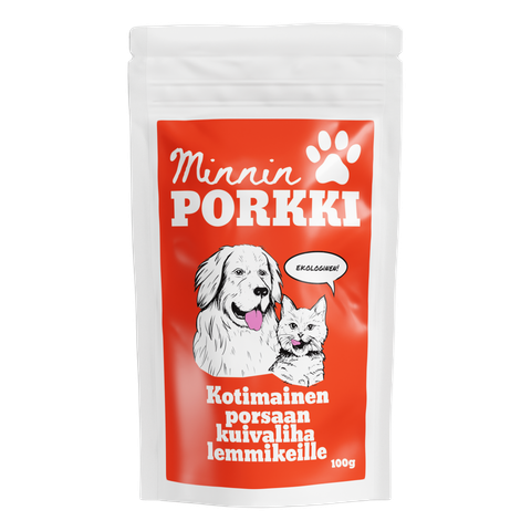 Minnin Porkki - possun kuivaliha 100g 
