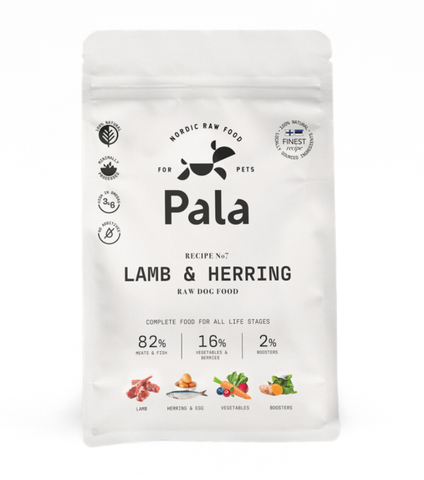 Pala Resepti # 7 - Lammas & silli - 1 kg