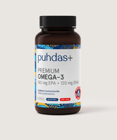 Puhdas+ Premium Omega-3, 80 kaps.