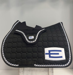 Equality Line E-logo satulahuopa, musta-sini/valko logolla