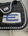 Equality Line E-logo satulahuopa, musta-sini/valko logolla