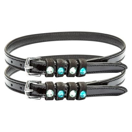 Imperial Riding Pardouz kannusremmit, musta-vihreä