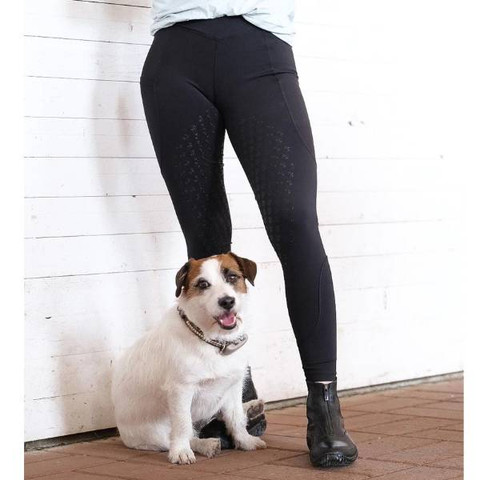 The Good Gallop V-Shape ratsastusleggingsit, musta