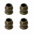 R102104 5.8mm ball end short type alu 4 pcs.