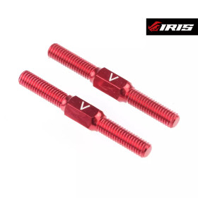 IRIS-40002 Aluminium Turnbuckle 28mm 2pcs