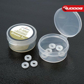 Koswork Low Friction X Ring for 3mm shaft with special o-ring grease (8pcs)