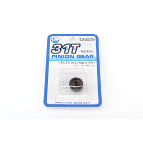 Hiro Seiko Hard Coated Alum. Pinion Gear (MoS2) DP64 31T