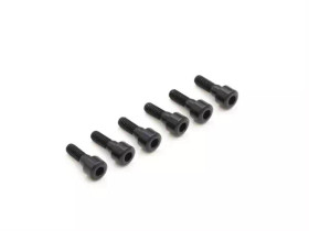 Roche Cap Head Wheel Screw M2,5 x 8mm -Black (6) ROC-510058