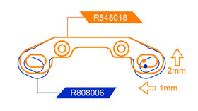 R848018 Rear Upper Arm Plate-Hoz (2)