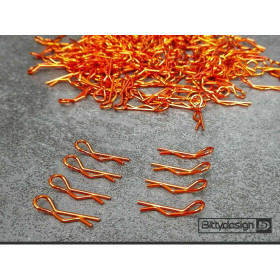 Bittydesign Body Clips Kit 8pcs Orange 1/12 - 1/10