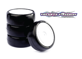 Volante V9X 1/10 TC 28R-CP Indoor Carpet Rubber Tire Pre-glued - FTT rengas