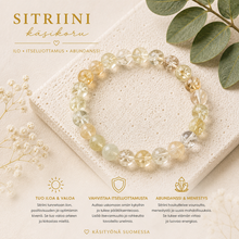 Sitriini kivirannekoru 19 cm	
