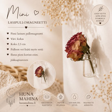 Mini lasipullomagneetti Kirkas	