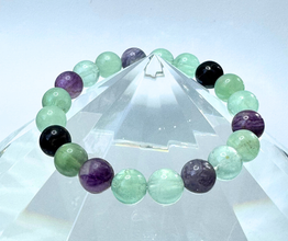 Fluoriitti Kivirannekoru 18 cm