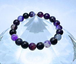 Akaatti Kivirannekoru 18 cm