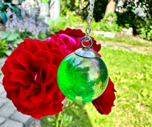 Aurakvartsi kaulakoru, vihreä