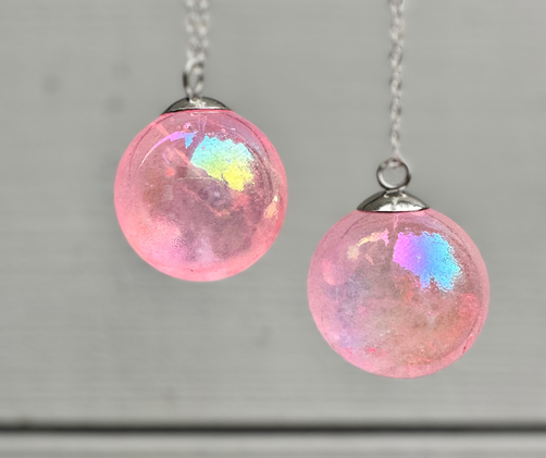 Aurakvartsi Kaulakoru, vaaleanpunainen