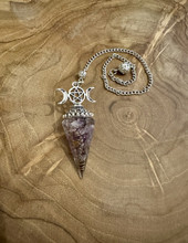 Heiluri Ametististi,  Pentagram Triple Moon, orgonite