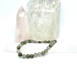 Labradoriitti Kivirannekoru 16 cm	