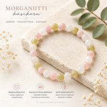 Morganiitti Kivirannekoru 19 cm	
