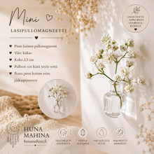 Mini lasipullomagneetti Kirkas	