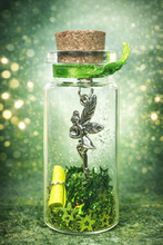 Parantumisen Keiju lasipullossa	