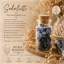 Sodaliitti kivisirupullo 4cm	