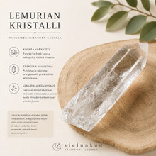 Lemurian siemenkristalli 56g.	