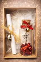 Rakkauden Enkeli lasipullossa	