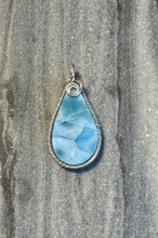 Larimar sidottu Riipus	