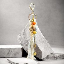 Makrame Laukkukoru Aurinko-Kuu	