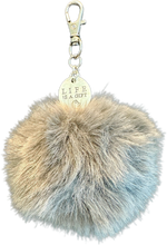 Pörrö Life is a gift  laukkukoriste, tumman harmaa	