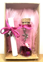 Unelmien Keiju lasipullossa	