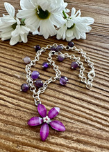 Nilkkakoru Dream Ametisteilla ja antiikkikorulla	