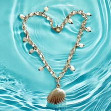 Nilkkakoru valkoinen Jade, simpukka	