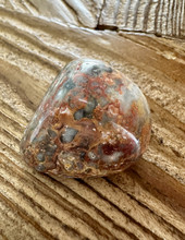 Crazy Lace akaatti, rumpuhiottu