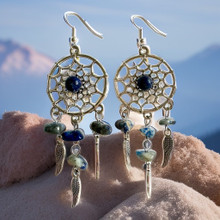 Unisieppari korvakorut, Lapis Latsuli	