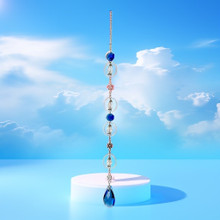 Aurinkosieppari sininen, hopeanvärinen runko	