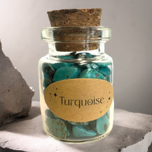 Howliitti, turkoosi kivisirupullo 3cm	