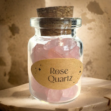 Ruusukvartsi kivisirupullo 3cm	