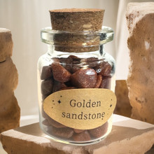 Kultakivi kivisirupullo 3 cm	n. 18g 